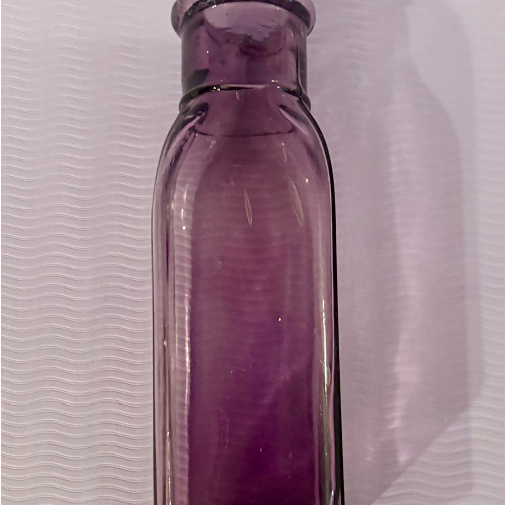 RARE Antique 1800 Pacific Vinegar & Pickle Works Purple Amethyst Glass Bottle - Picture 2 of 6